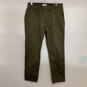 Taylor Stitch Green Slim Fit Pants Size 32